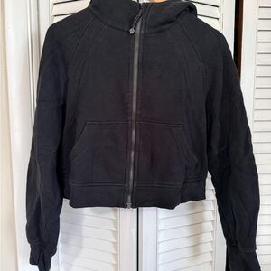 lululemon athletica Classic Black Bomber Jacket